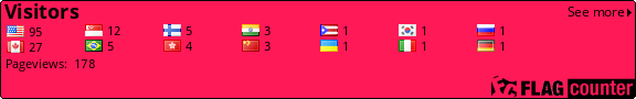 http://s04.flagcounter.com/count/0V29/bg=FF1957/txt=000000/border=050505/columns=8/maxflags=70/viewers=0/labels=0/pageviews=1/