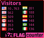 http://s04.flagcounter.com/count/37s/bg=050505/txt=F545A8/border=FF030B/columns=2/maxflags=12/viewers=0/labels=0/