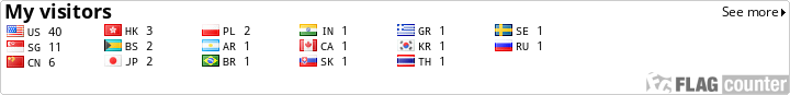 http://s04.flagcounter.com/count/ZVwY/bg=FFFFFF/txt=000000/border=CCCCCC/columns=8/maxflags=248/viewers=My+visitors/labels=1/